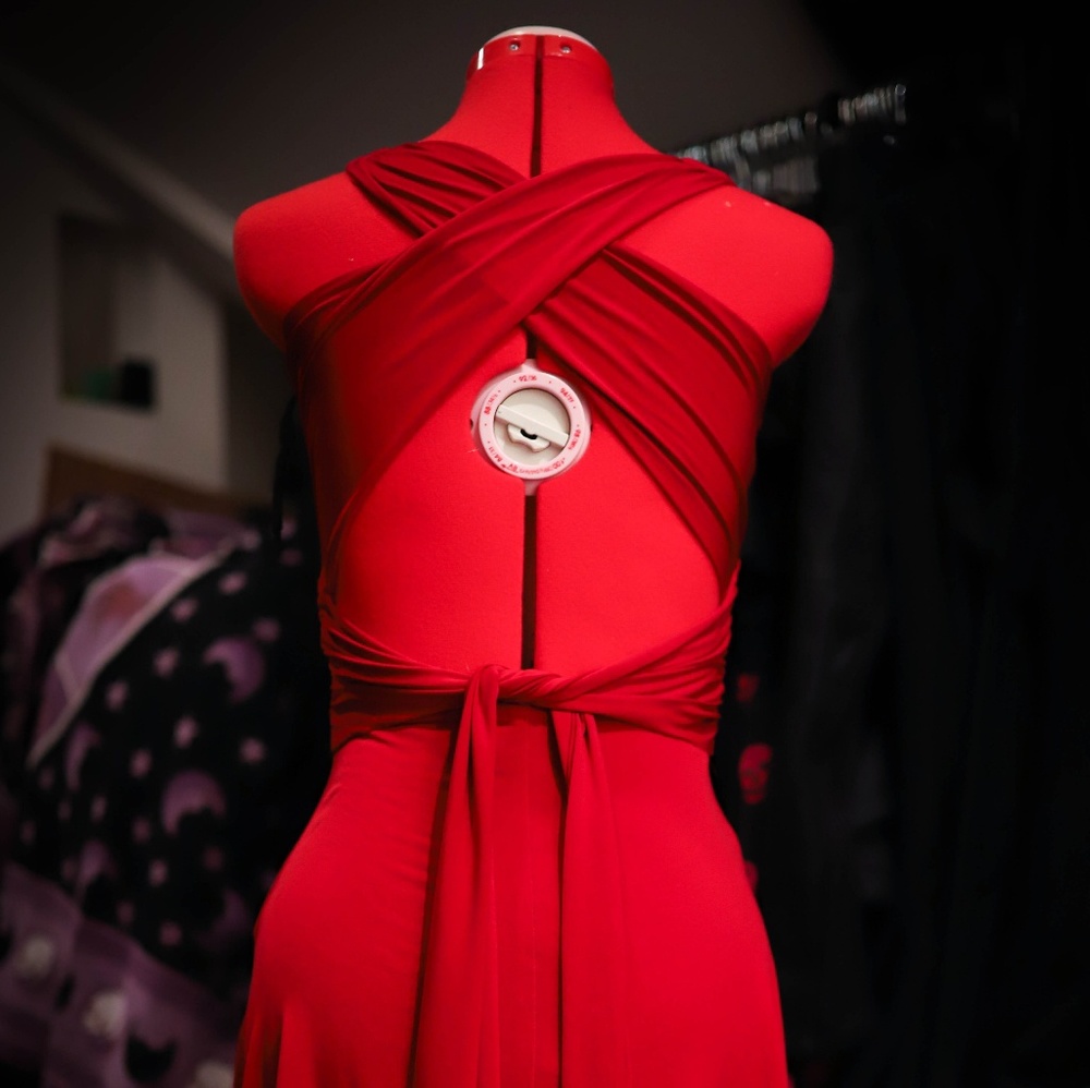 Red Wrap Dress